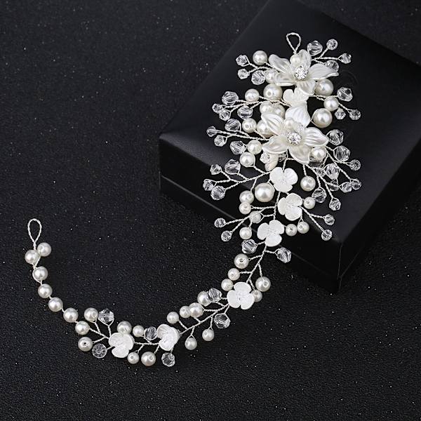 Crystal Pannband Rhinestone Hårband GULD gold