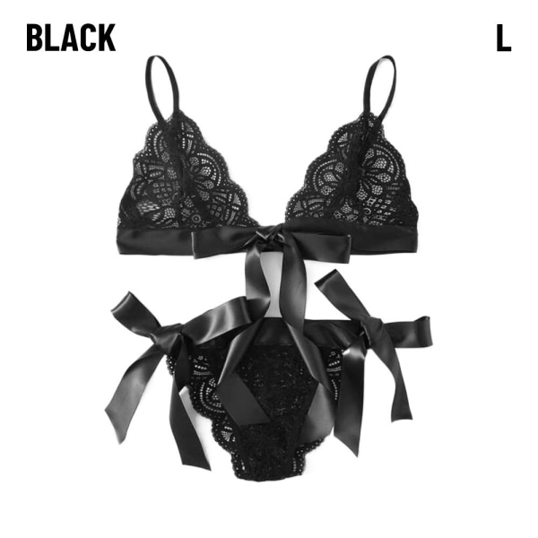 Trepunktsunderkläder Split Dela Underkläder SVART L black L