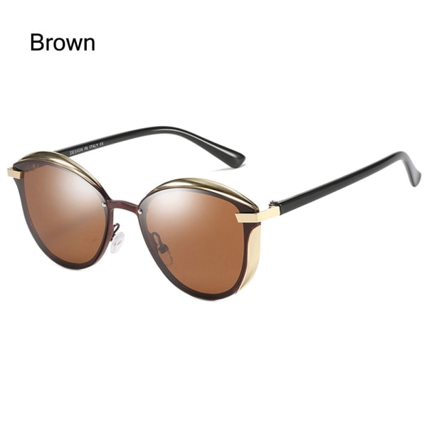 Oversized solbriller Cateye solbriller BRUN BRUN Brown