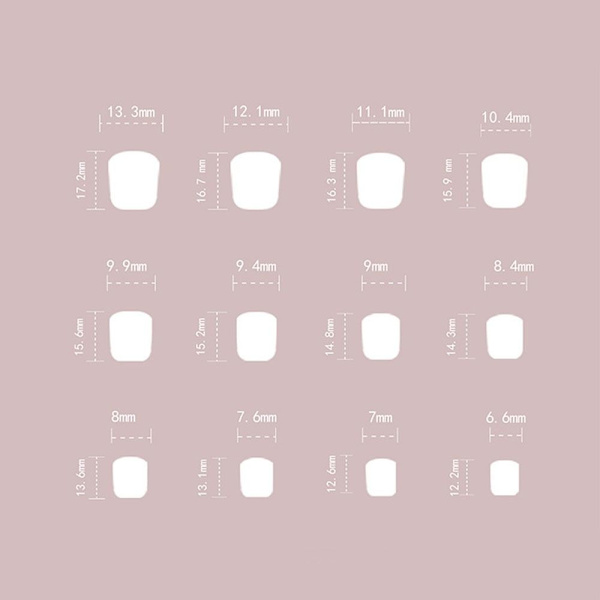 Tekokynnet Fake Nails -kynsikärjet