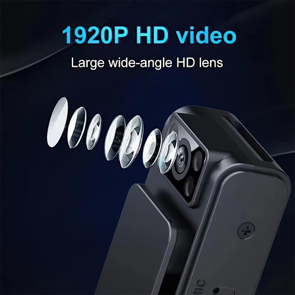 Støjreduktionskamera Night Vision Recorder UDEN WIFI Without WIFI