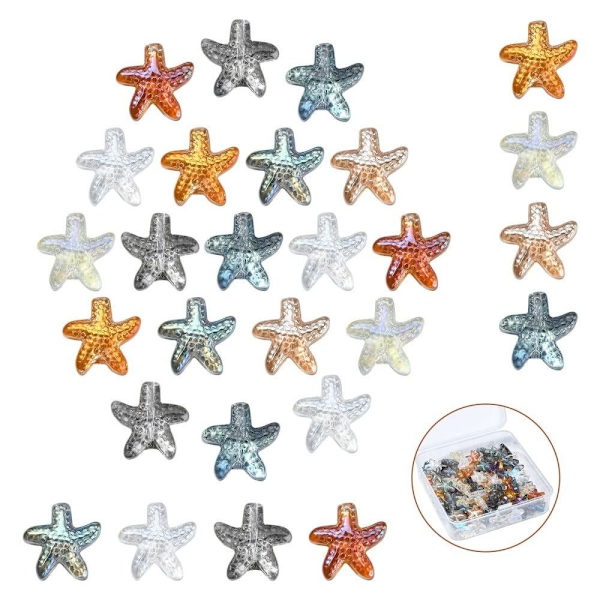 90st Starfish Beads Animal Beads Ocean Beads