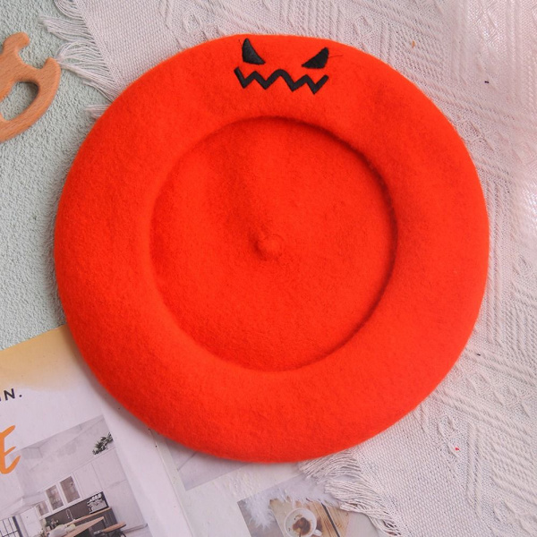 Halloween Græskar Basker Kasket Franske Hatte RØDE BØRN BØRN red kids-kids