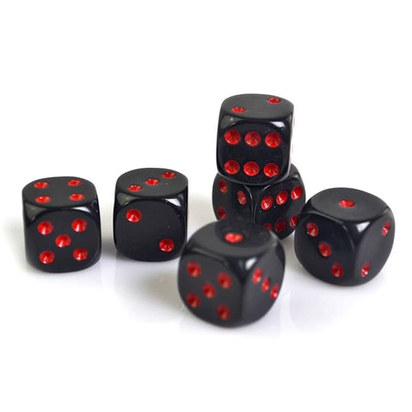 Akryyli Dice Cube Dice SKY BLUE sky blue