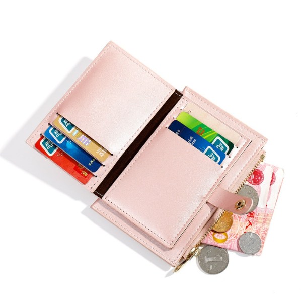 Enkla plånböcker kvinnlig handväska ROSA pink