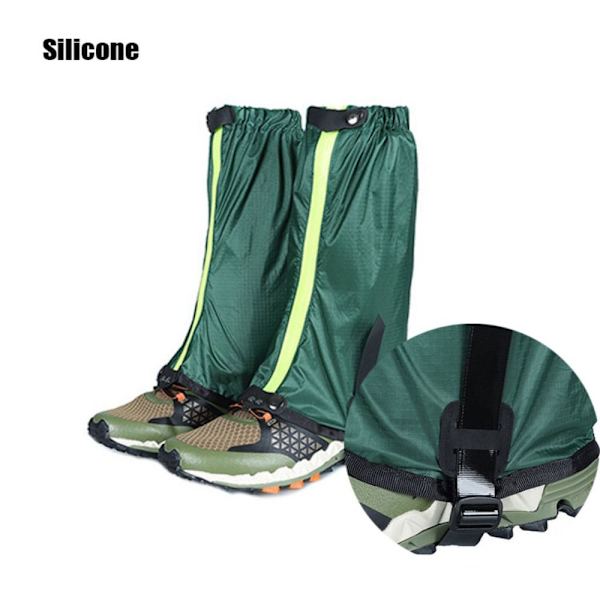 Ben Gaiters Snow Boot Shoe GRÖN SILIKON SILIKON Green Silicone-Silicone