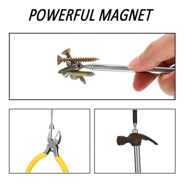 2ST Pick Up Rod Magnetisk Pickup Penna SILVER silver