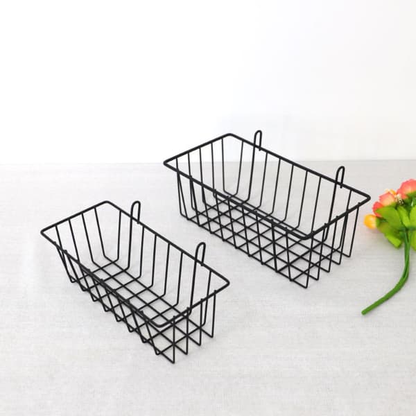 2 stk Pegboard kurver Square Style trådkurv