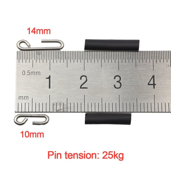 40 kpl Viehekalastusliitin Pikakalastusnapsaukset LÄPINÄKYVÄ transparent
