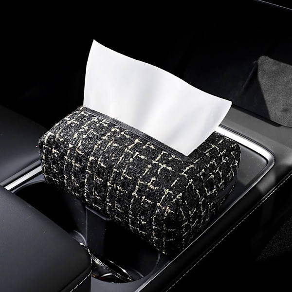 Car Tissue Box Tissue Storage Case SORT BLACK