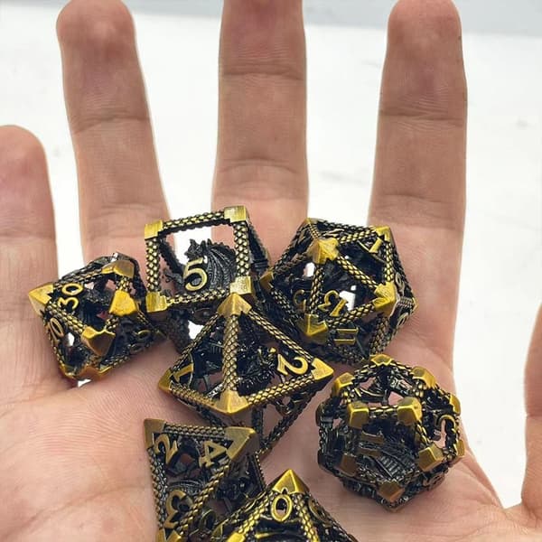 Metal Terningsæt Spil Terninger C C C