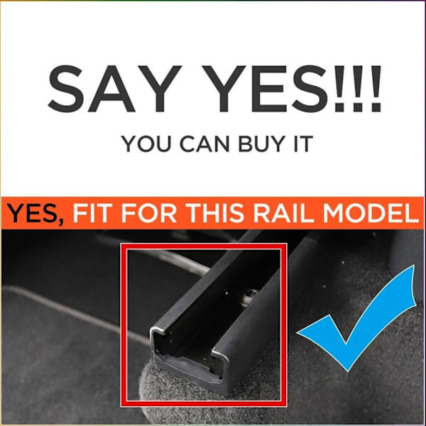 Protector Slide Rail Plug baksete