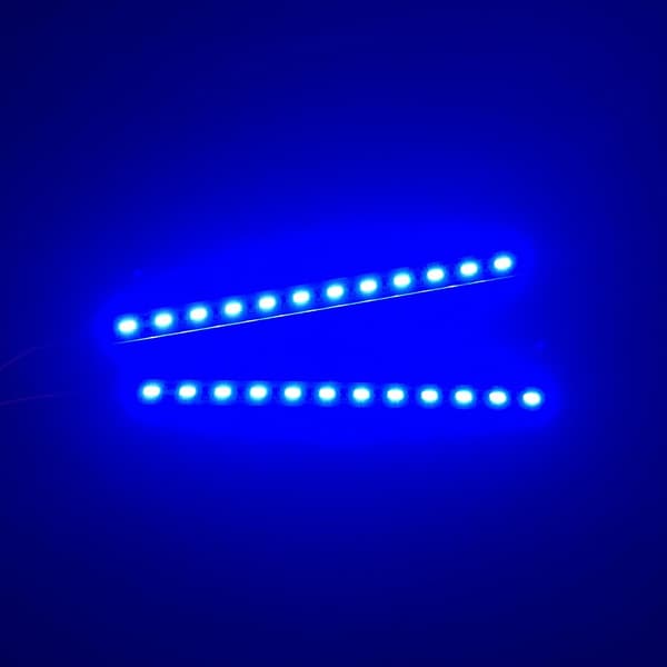 LED Chassis Blændende Lys Lamper Chassis Lys Lamper BLÅ Blue