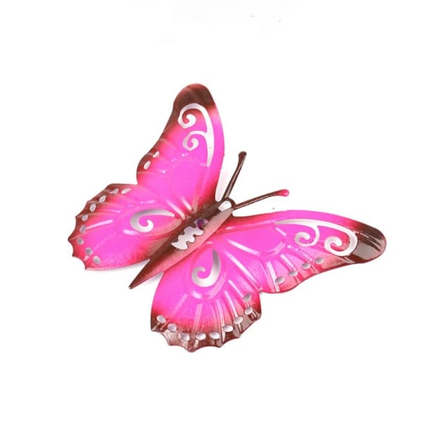 3kpl/5kpl Butterfly Wall Decor set SININEN blue