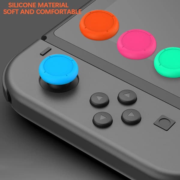 Tommelgrephette Joystickdeksel RØD red