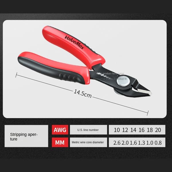 Wire Stripper Tang Tang scable cutter crimping stripping