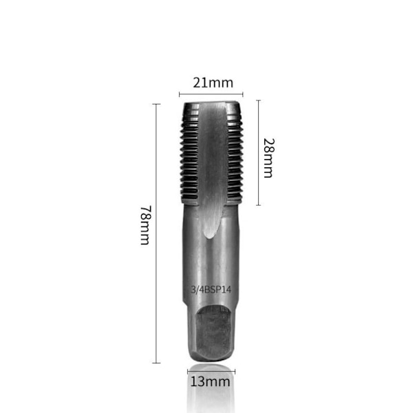 4 kpl NPT- set HSS-kierrekartioruuvi käsi suora
