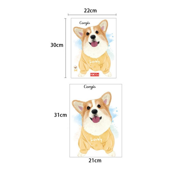 Hundtoalettdekal Väggdekal STYLE 2 STYLE 2 Style 2