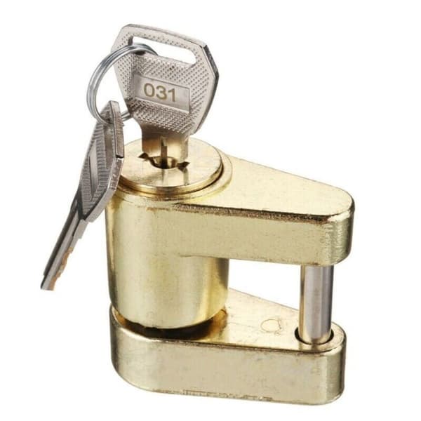 Trailer Anti-Theft Lock Trailer Coupler Lock GULD Gold