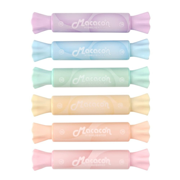 Candy Shape Highlighters Key Marker Pen Dobbelthovedet Pen