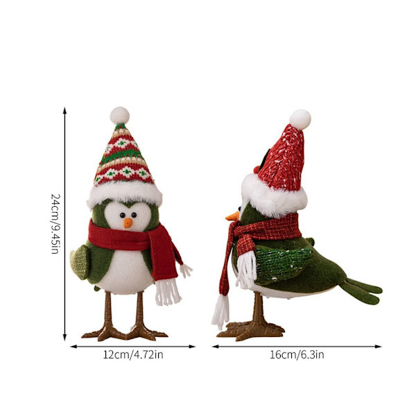 Julefuglepynt Juledukke 2 2 2