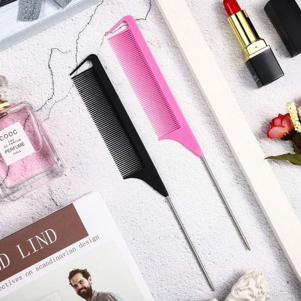 3 Stk Slick Brush Sett Bust Hårbørste ROSA pink