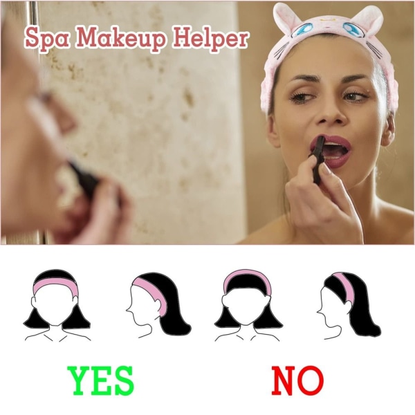 Makeup Spa Pannebånd Sailor Moon LILLA LILLA Purple