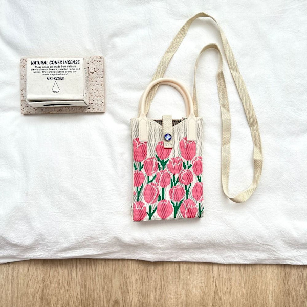 Knit Handbag Knot Wrist Bag 1516 1516 1516