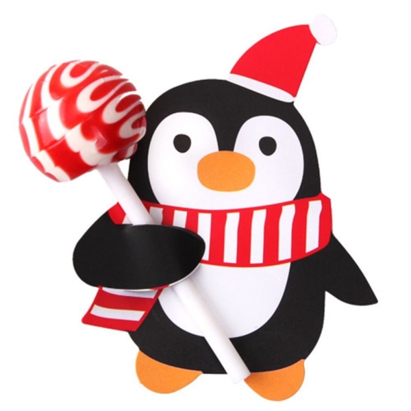 Joulukortti Lollipop Card PENGUIN PENGUIN Penguin