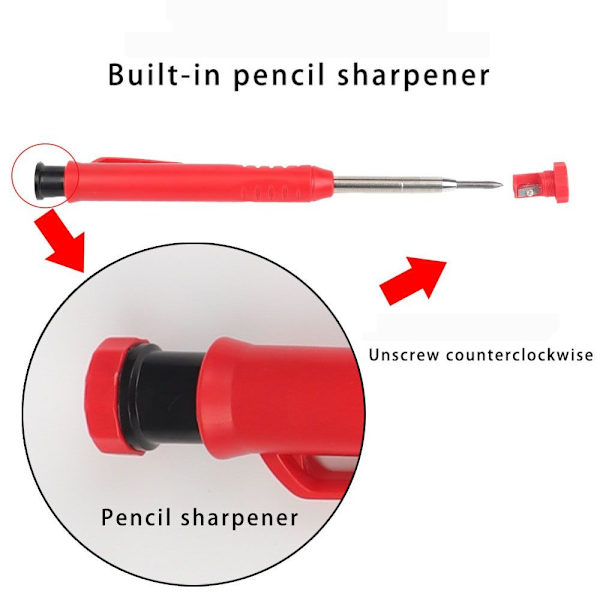 Carpenter Scribing Pen Professional Set KELTAINEN SET Yellow Set-Set