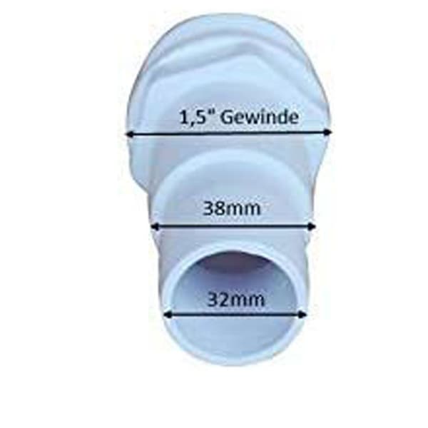Byte av 3PCS Plastic Adpaters-pumptillbehörskontakt 3pcs