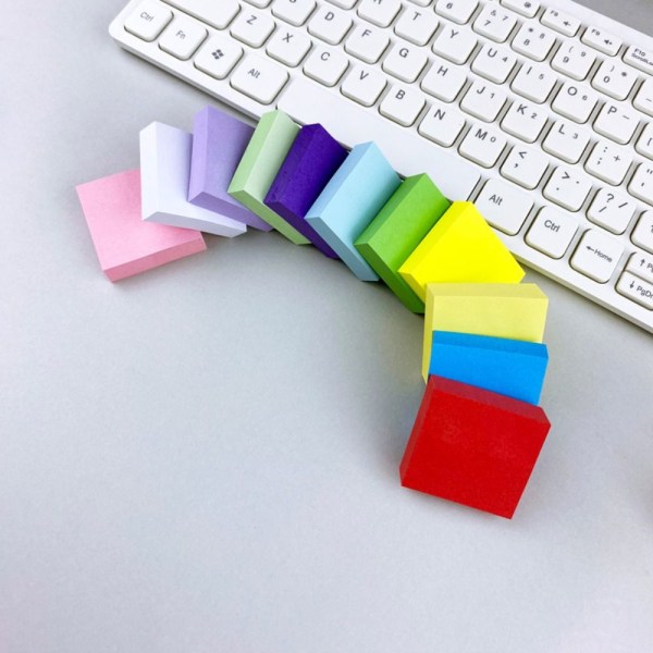 10 Böcker/ Set Sticky Notes Times Sticky RED 5 5 Red 5-5