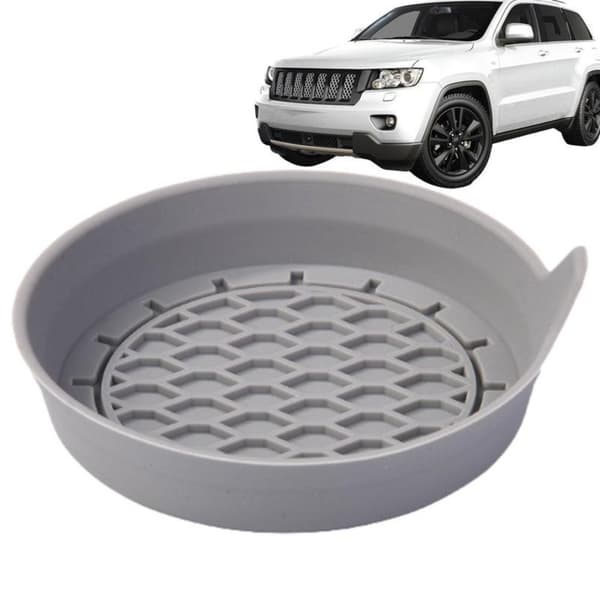 Car Coaster Water Cup -paikka HARMAA Gray