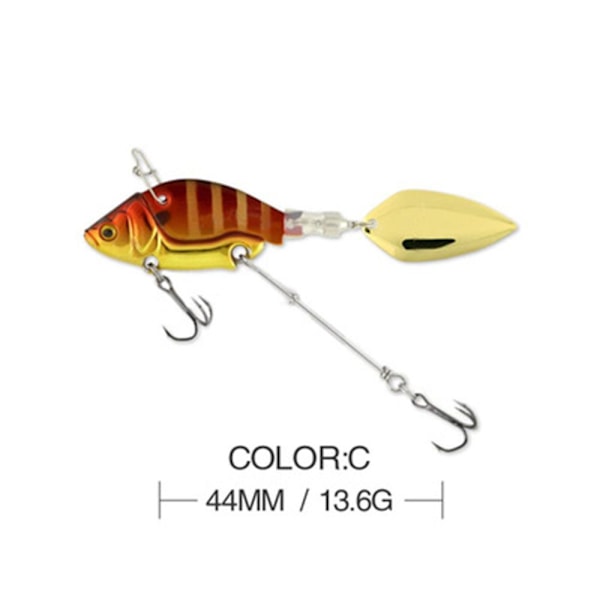 Metall fiskebete VIB Lure FÄRG C FÄRG C Color C