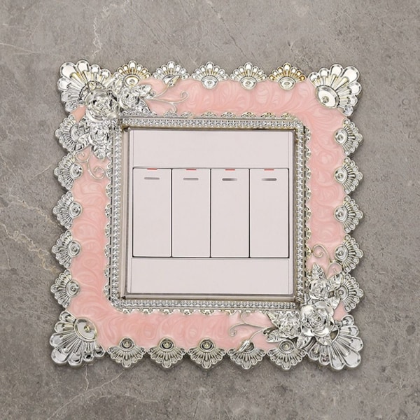 Enkelt lyskontakt dæksel Socket Surround Frame 01 01 01