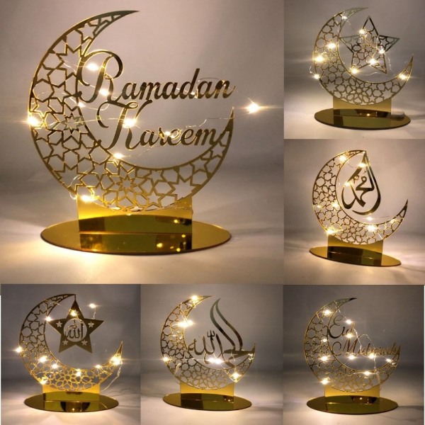 Eid Mubarak Ornaments Ramadan-dekorasjon 8 8