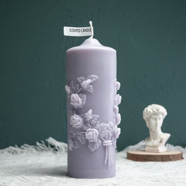 3D Cylinder Lysform Kage Resin Form LILLE small