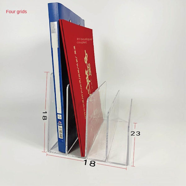Opbevaringsstativ Klar akryl Filsortering FEM GRID FEM GRID Five grid