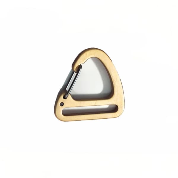 Triangle Carabiner Spring Quickdraws Clip SVART Black