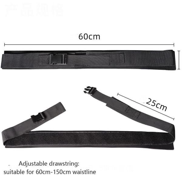 Hip Thrust Bælte Glute Bridge Pad SORT black