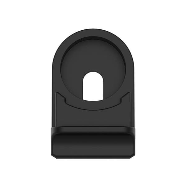 Silikonilataustelineen latausteline MUSTA black