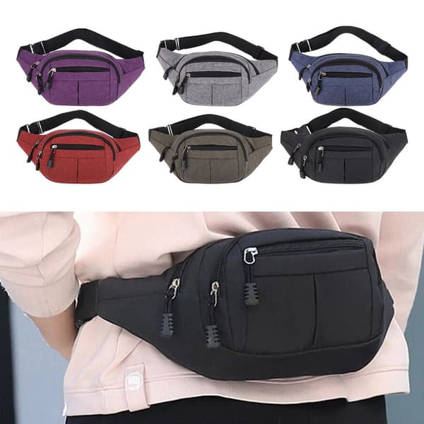 Fanny Pack Kasserer Taske GRÅ grey