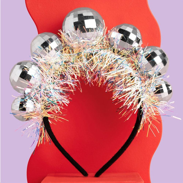 Disco Ball Pandebånd Hårbånd Spejldesignet