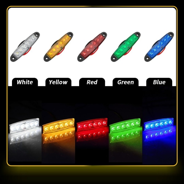 Truck Advarselslys LED Advarselslys RØD red