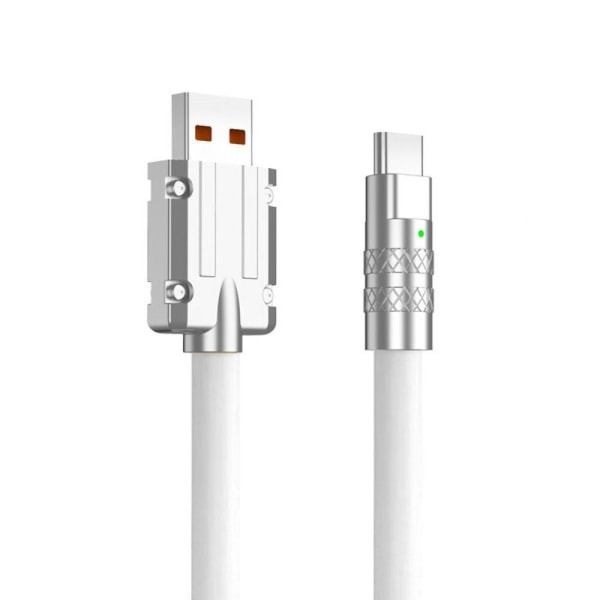 Typ C snabbladdare USB -kabel VIT white