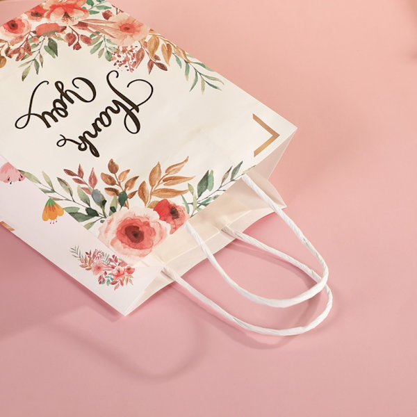 5 stk Kraft papirposer gaveposer E E E