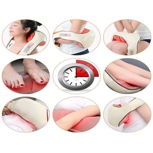 Massagersjal BEIGE EU PLUG EU PLUG Beige EU Plug-EU Plug