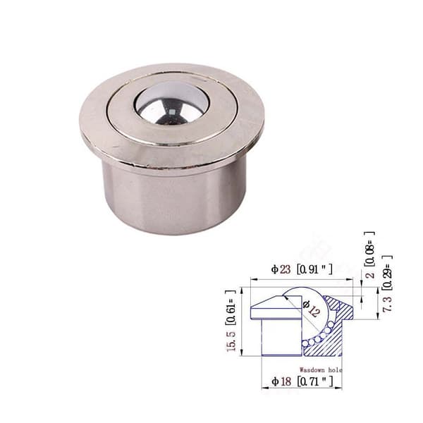 Ball Caster Mini Swivel Wheels 2 2 2