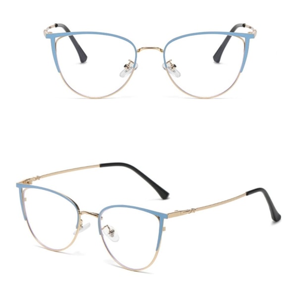 Anti-Blue Light Glasses Pyöreät silmälasit RUSKEA Brown