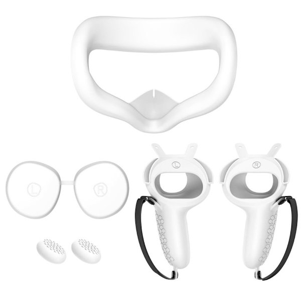 VR Controller Grip Lens Protector Cover HVID white